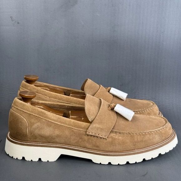 Cole Haan Men\'s American Classics chunky Suede Tassel Loafer size 13 main image 4